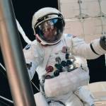 Skylab 3 astronaut Alan L. Bean during the third and final spacewalk of the mission